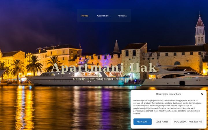 Ekrano kopija apartmani-ilak.com