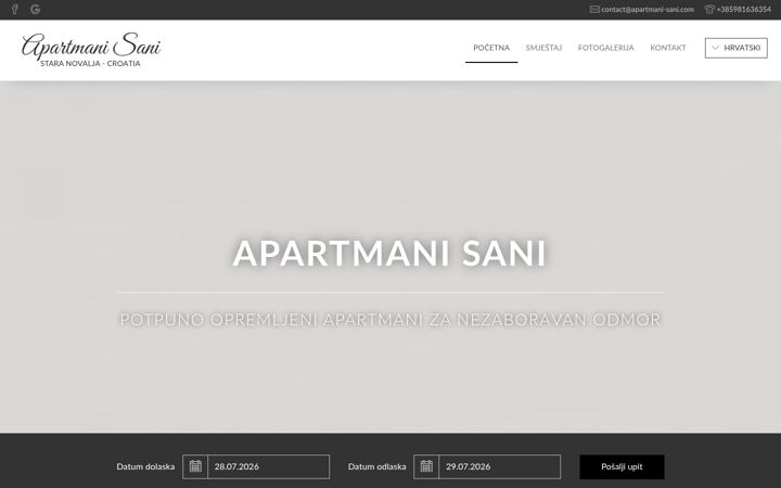 Screenshot von apartmani-sani.com