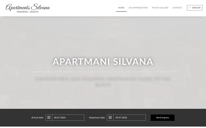 Screenshot of apartmani-silvana.com