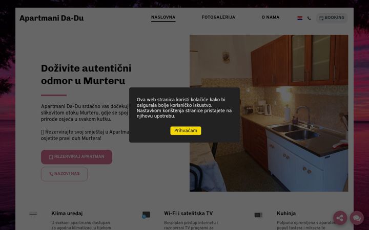 Screenshot of apartmanida-du.com