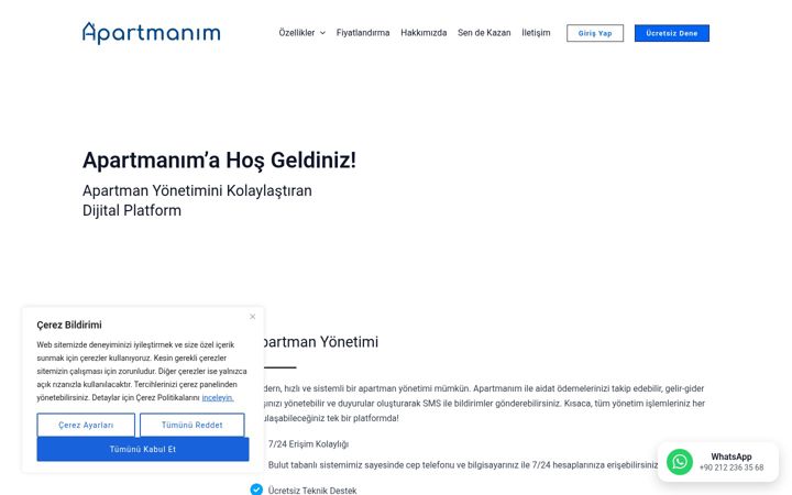 Ekrano kopija apartmanim.com.tr