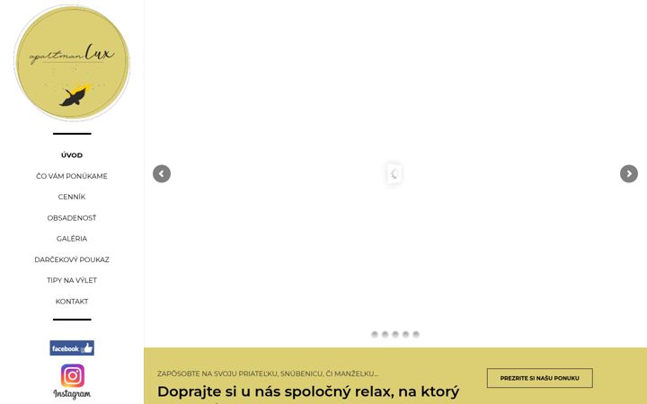 Ekrano kopija apartmanlux.sk