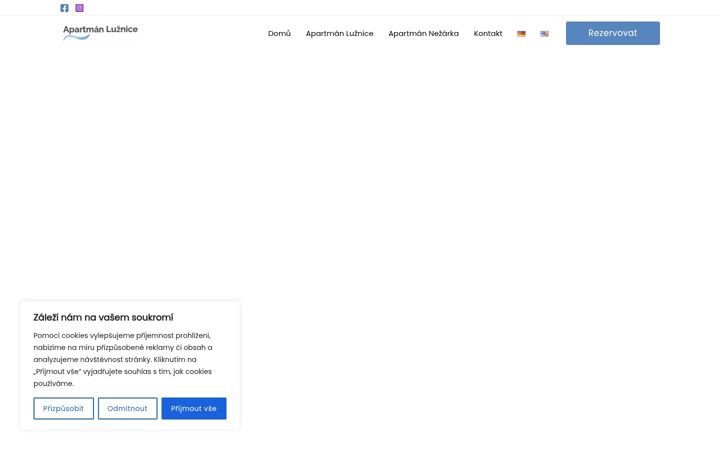 Screenshot ta' apartmanluznice.cz