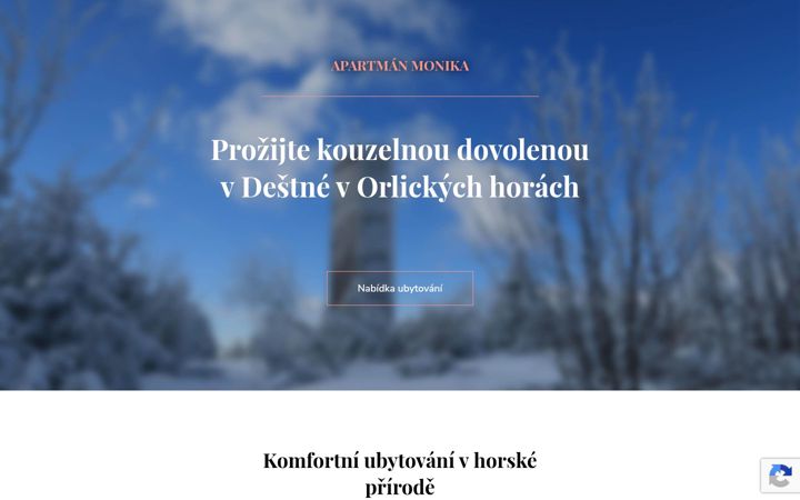 Screenshot ta' apartmanmonika.cz