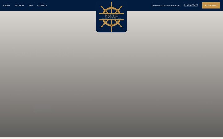 Screenshot of apartmannautic.com