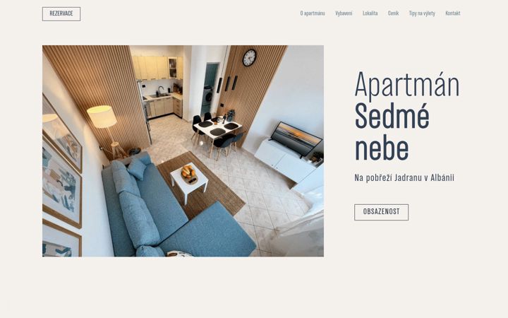 Екранна снимка на apartmansedmenebe.cz