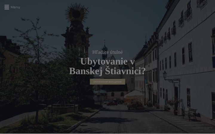 Screenshot of apartmansvatatrojica.sk