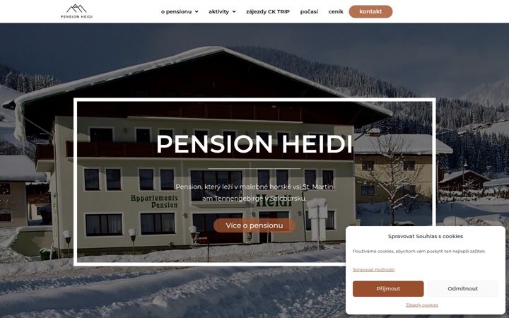 Screenshot ta' apartmany-heidi.cz