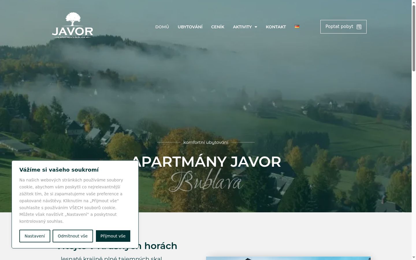 Screenshot tal-banner tal-kunsens muri qabel kwalunkwe interazzjoni