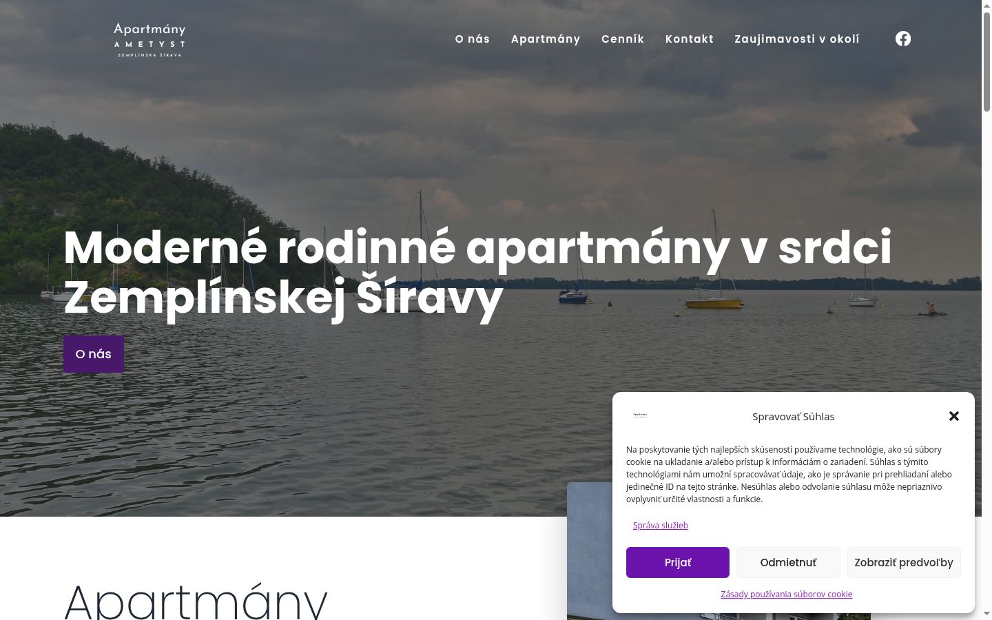 Snímek obrazovky baneru souhlasu zobrazeného před jakoukoli interakcí