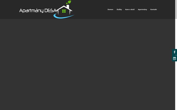 Screenshot of apartmanydesa.sk