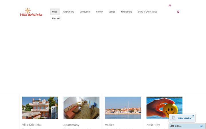 Screenshot of apartmanyvodice.sk