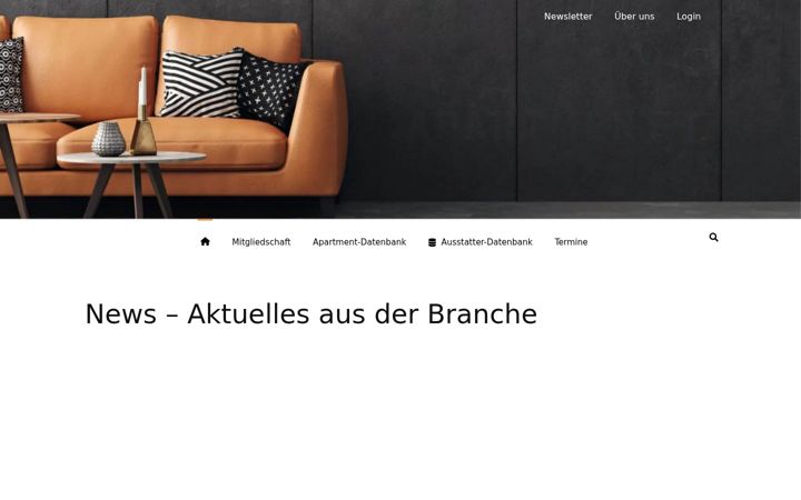 Screenshot of apartment-community.de