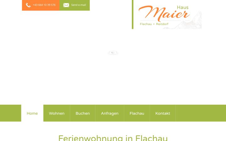 Screenshot von apartment-flachau.com