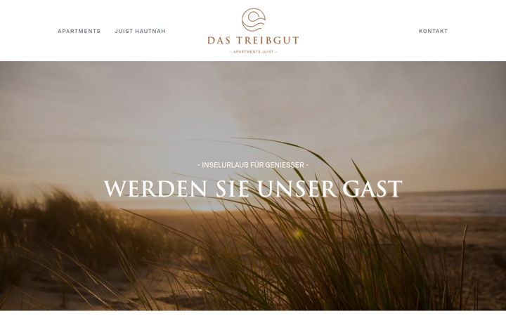Screenshot of apartment-juist.de