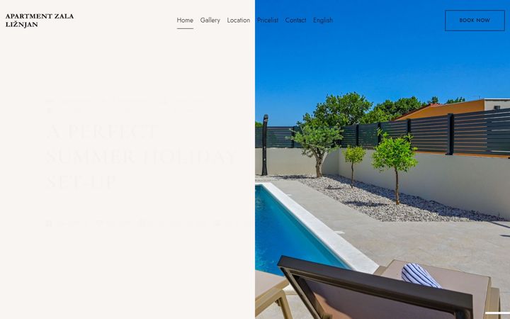Snímek obrazovky apartment-liznjan.com