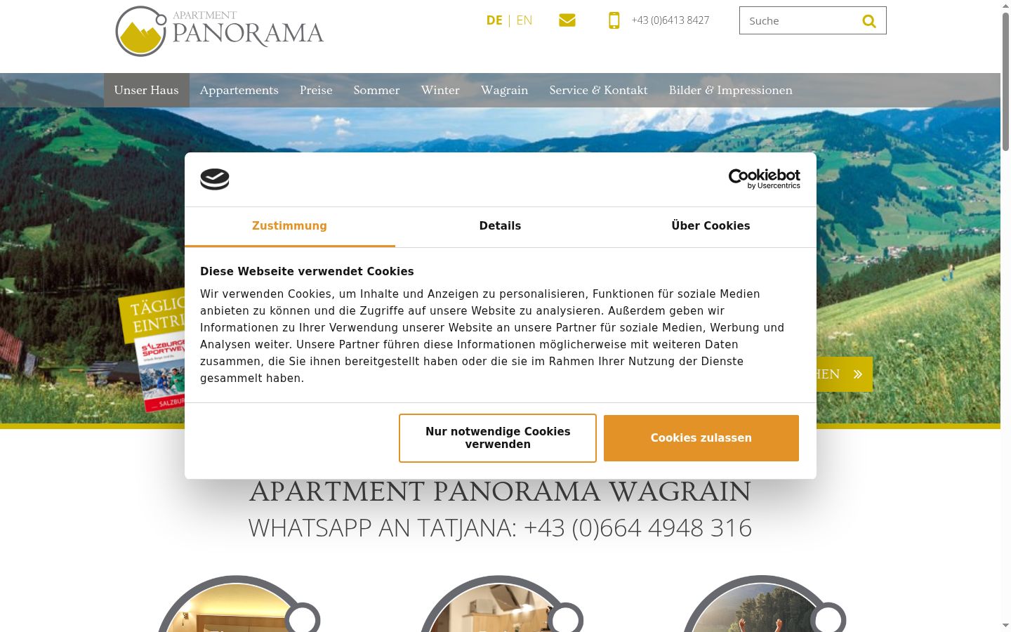 Screenshot tal-banner tal-kunsens muri qabel kwalunkwe interazzjoni
