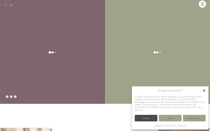 Screenshot of apartment-sofia-brixen.com