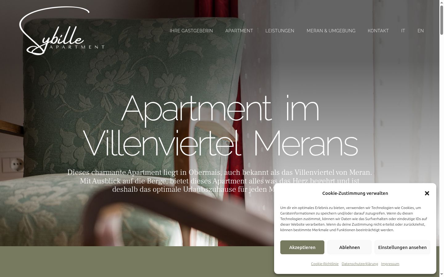 Screenshot tal-banner tal-kunsens muri qabel kwalunkwe interazzjoni