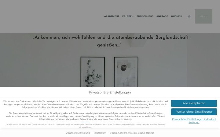 Screenshot of apartment-volderauer.at
