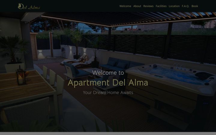 Screenshot of apartmentdelalma.com