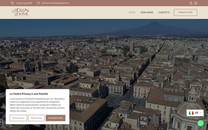 Screenshot of apartmentdonhome.it