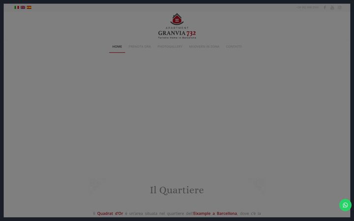 Screenshot of apartmentgranvia732.com