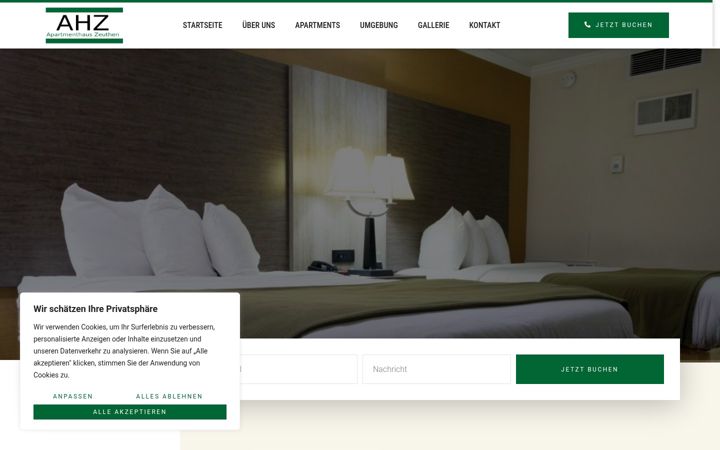 Screenshot of apartmenthaus-zeuthen.de