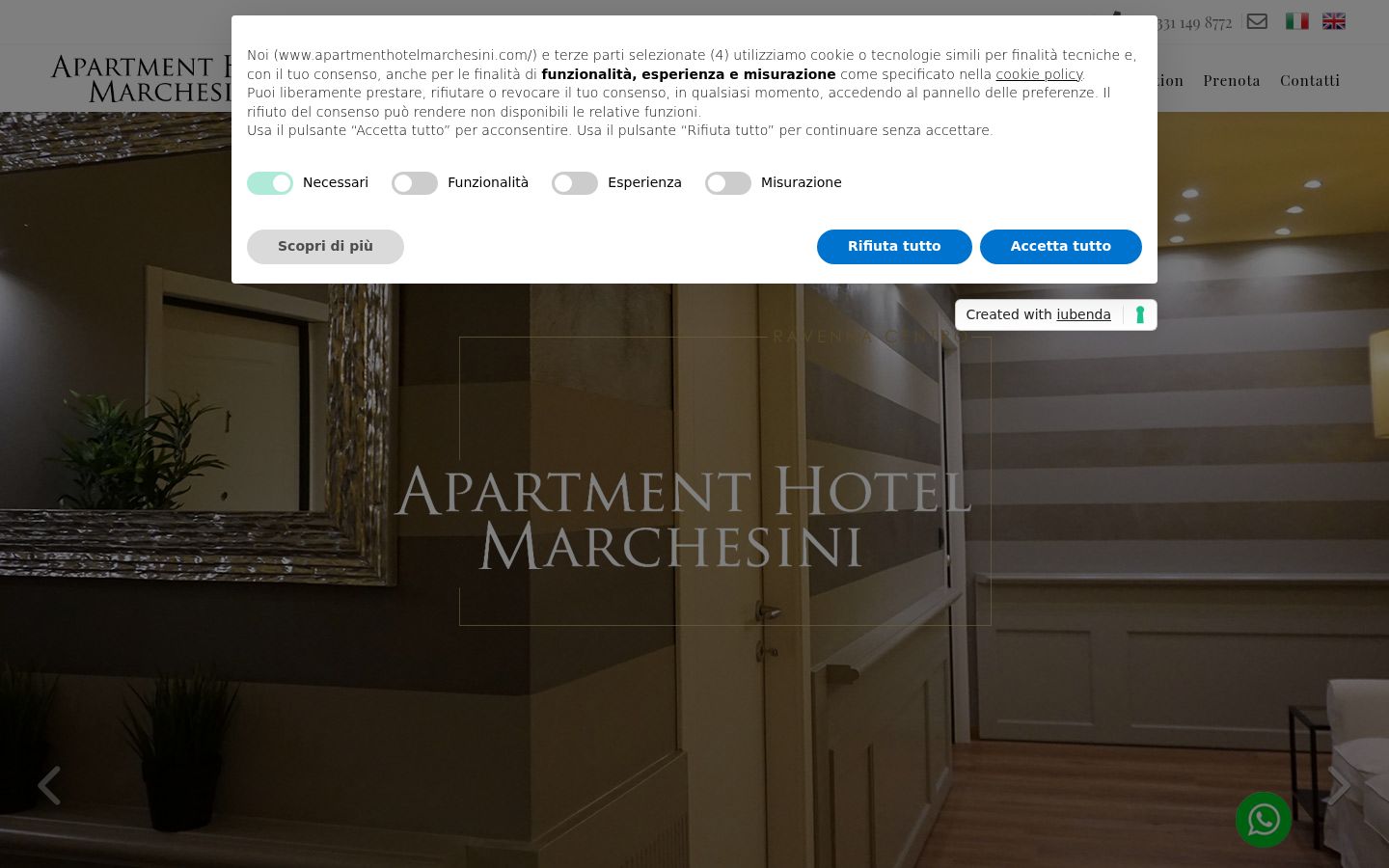 Screenshot tal-banner tal-kunsens muri qabel kwalunkwe interazzjoni