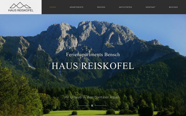 Screenshot of apartments-bensch-reiskofel.at