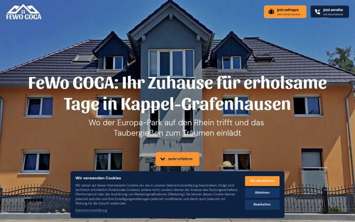 Екранна снимка на apartments-euroas.de