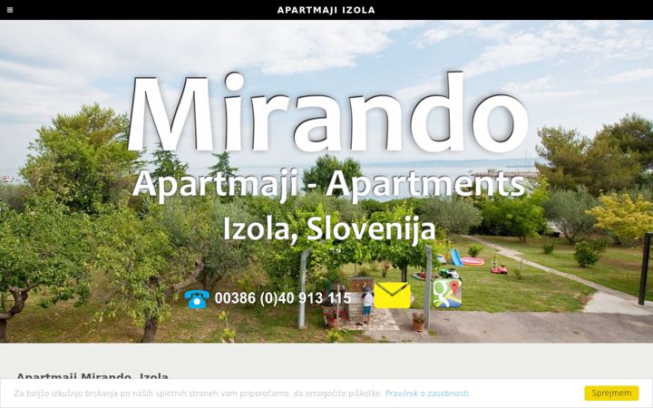 Screenshot of apartments-mirando.com