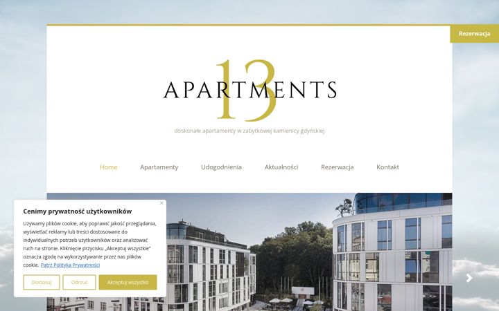 Screenshot ta' apartments13.pl