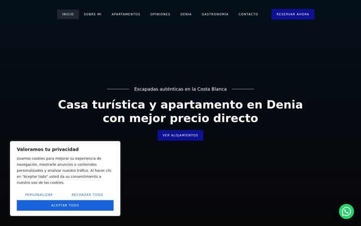 Screenshot of apartmentsdeniareservas.com
