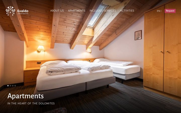 Screenshot ta' apartmentsevaldo.it