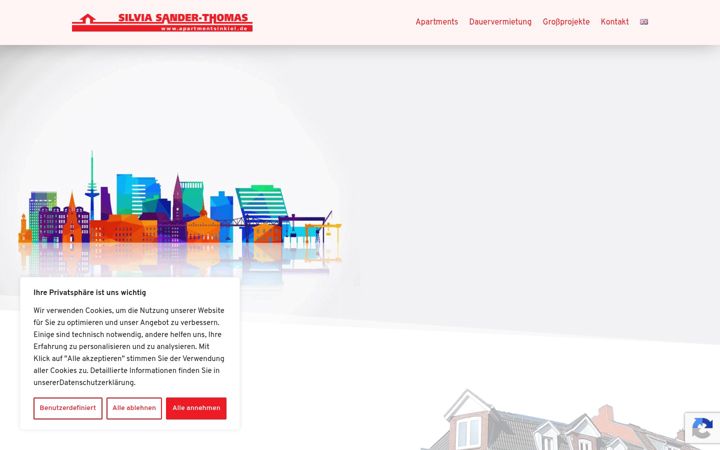 Screenshot of apartmentsinkiel.de