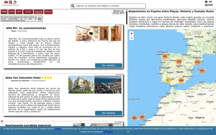 Screenshot of apartmentsperlamar.com