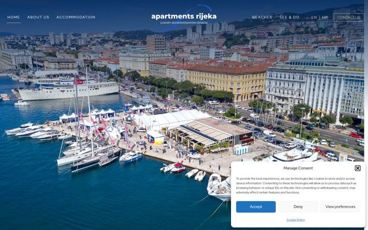 Screenshot of apartmentsrijeka.net