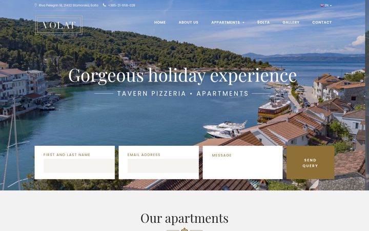 Screenshot of apartmentsvolat.com