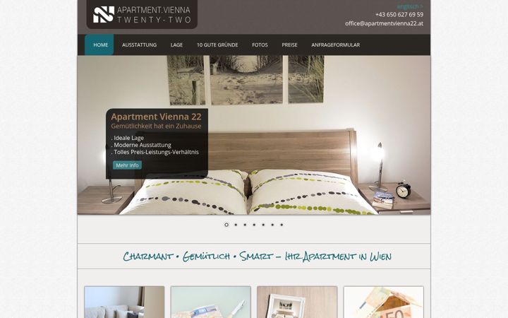 Screenshot of apartmentvienna22.at