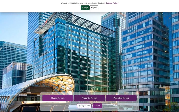 Screenshot of apartmentwharf.com