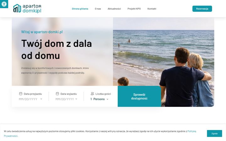 Screenshot of aparton-domki.pl