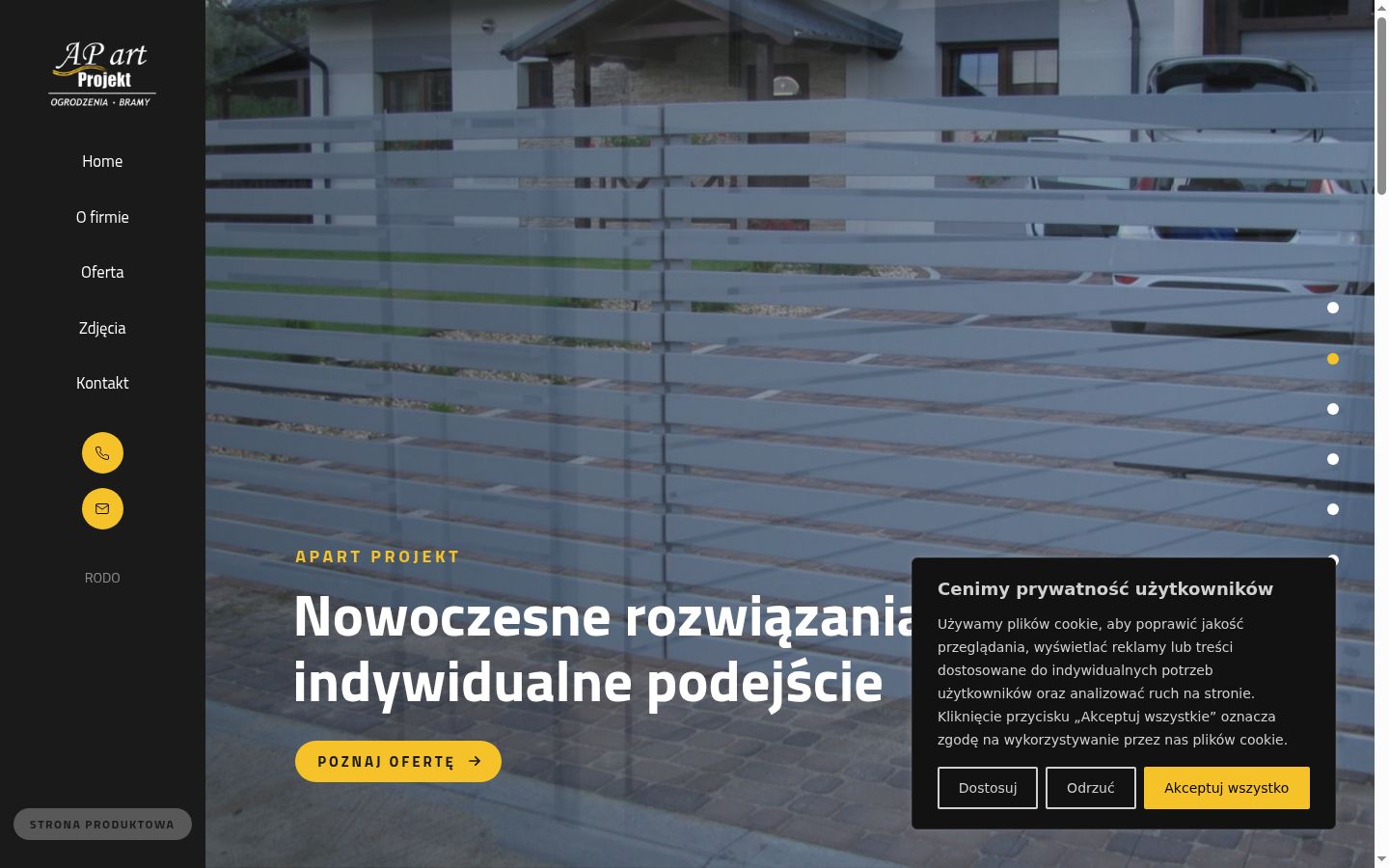 Captura de pantalla del banner de consentimiento mostrado antes de cualquier interacción