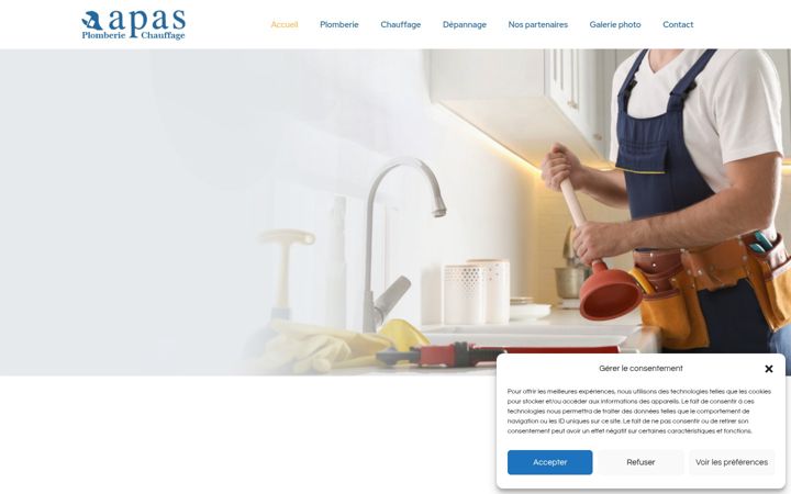 Screenshot of apas-renovation.fr