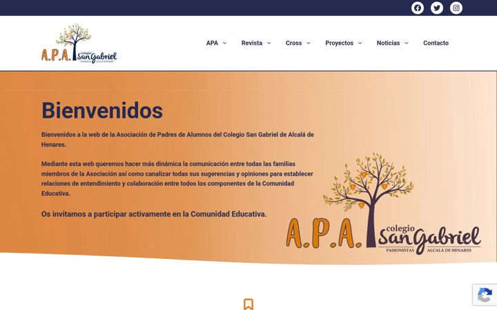 Screenshot von apasangabriel.com