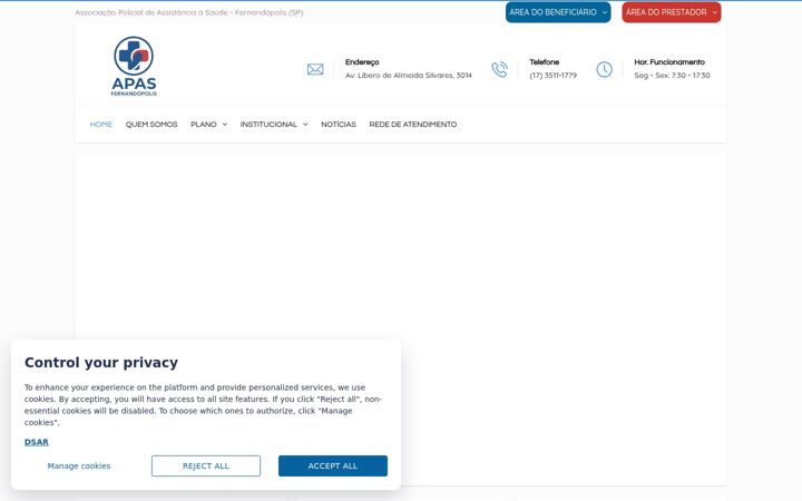 Screenshot of apasfernandopolis.com