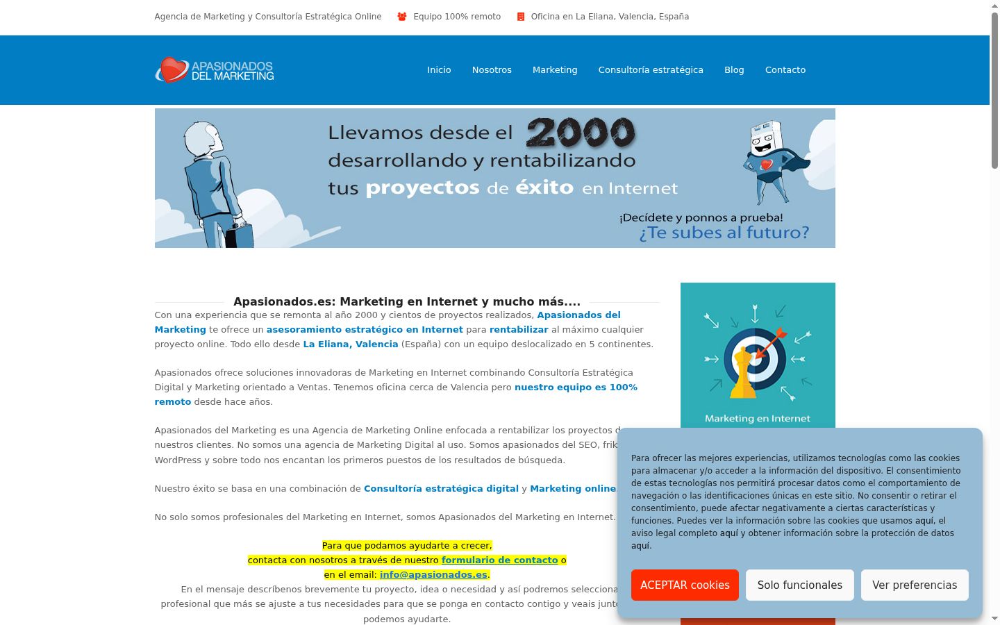 Screenshot tal-banner tal-kunsens muri qabel kwalunkwe interazzjoni