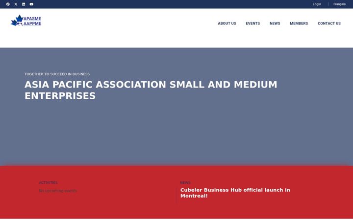Screenshot von apasme.com