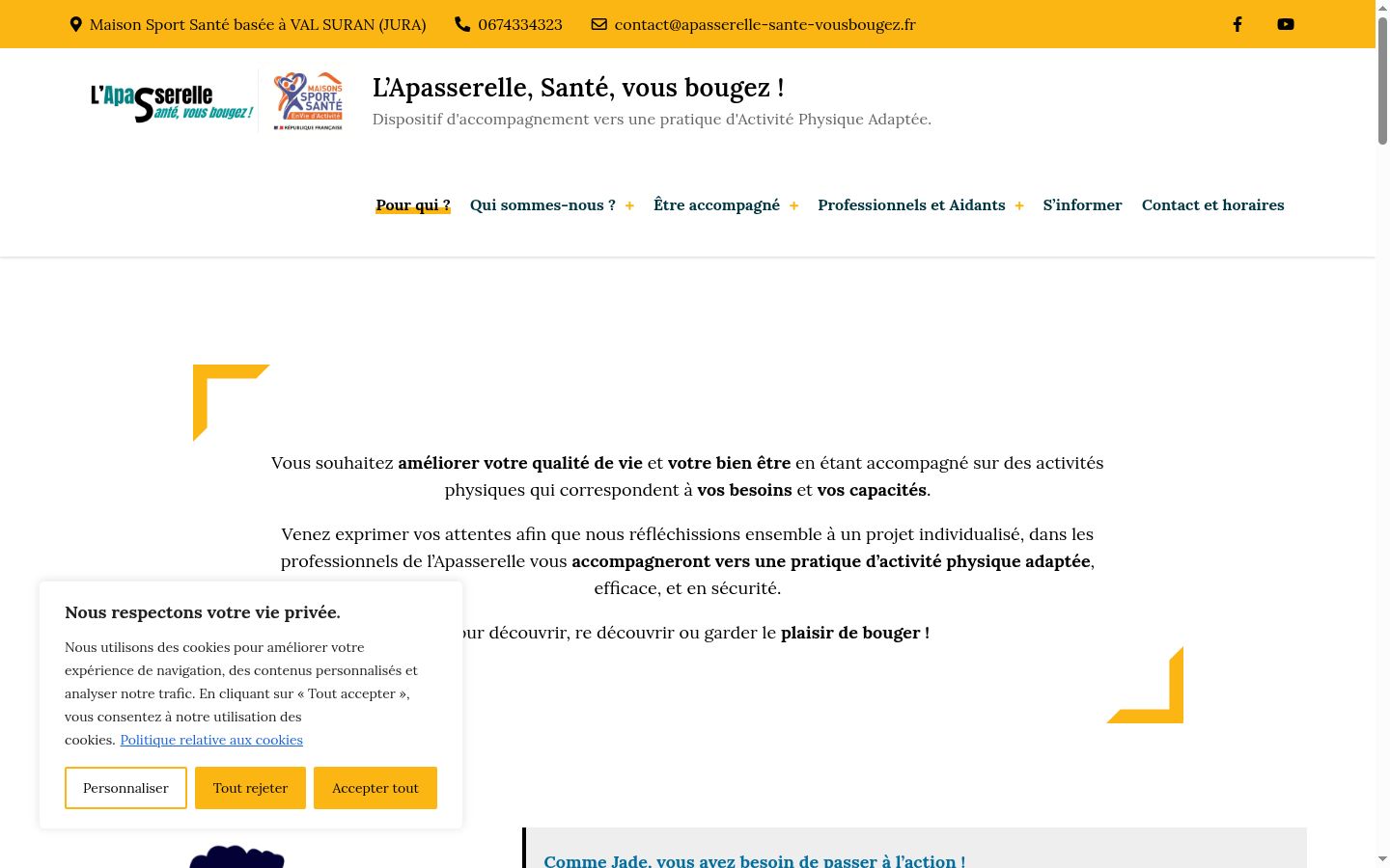 Screenshot des Einwilligungsbanners vor jeglicher Interaktion