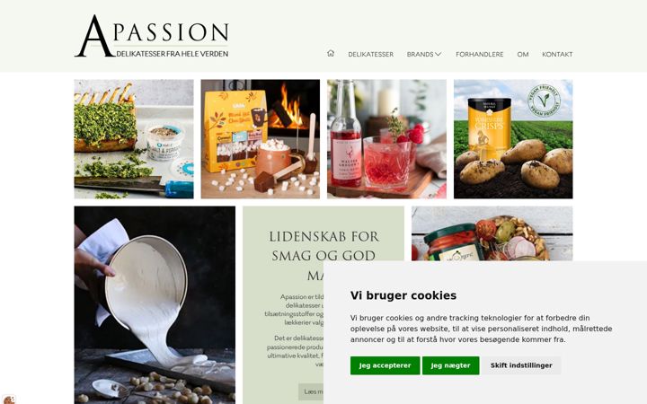 Screenshot of apassion.dk